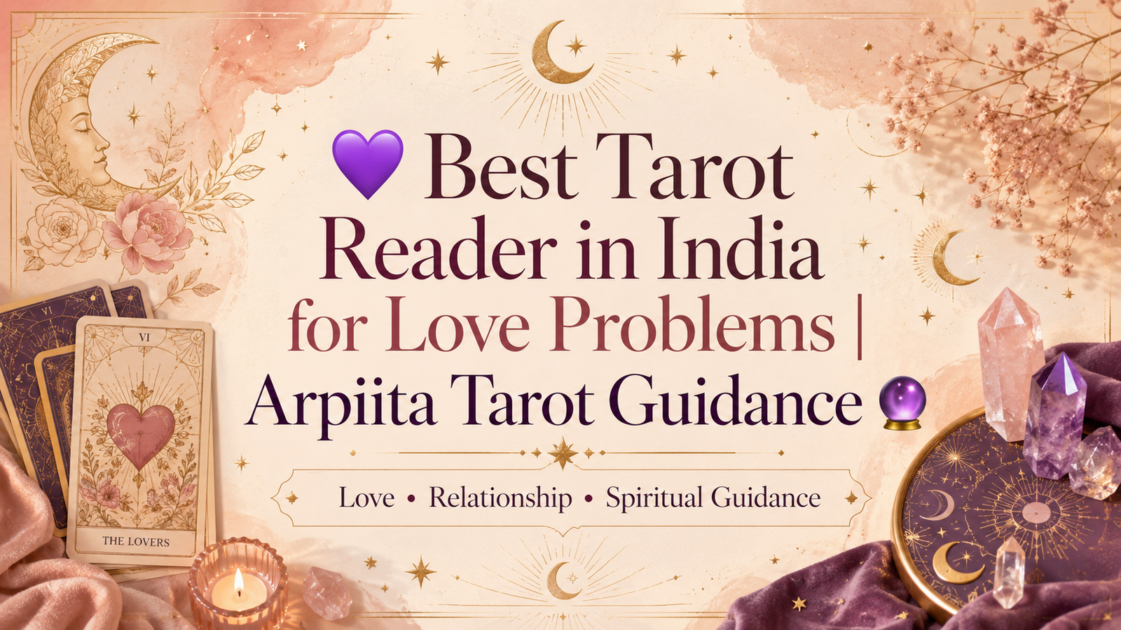 💜 Best Tarot Reader in India for Love Problems | Arpiita Tarot Guidance 🔮