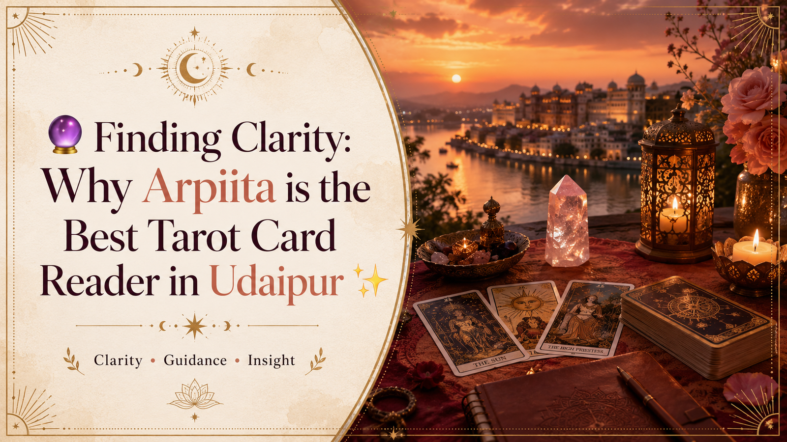 🔮 Finding Clarity: Why Arpiita is the Best Tarot Card Reader in Udaipur ✨