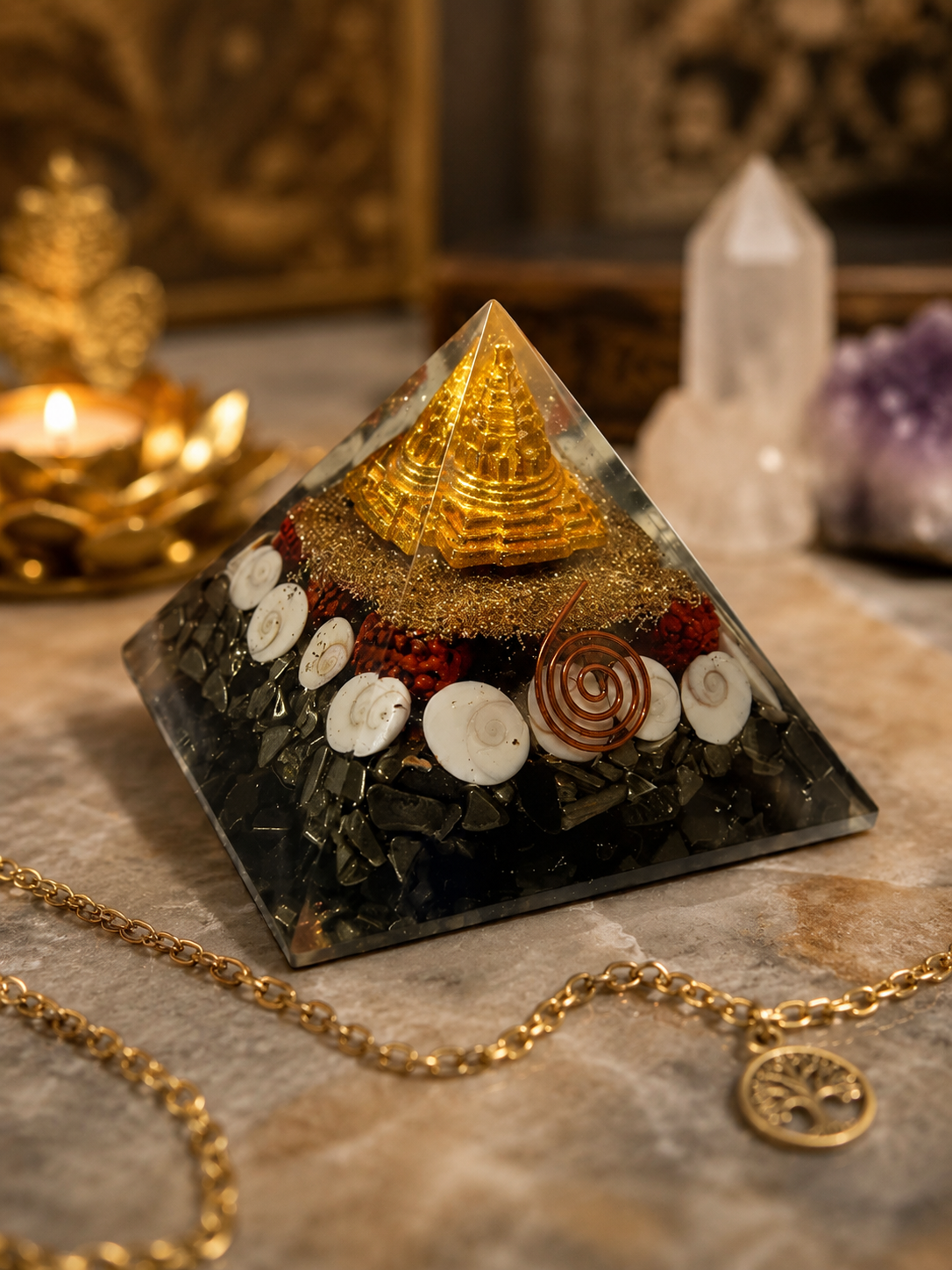 Pyrite Shree Yantra