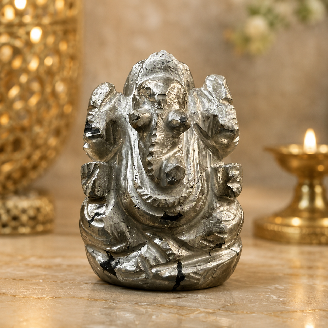 Pyrite Ganesha