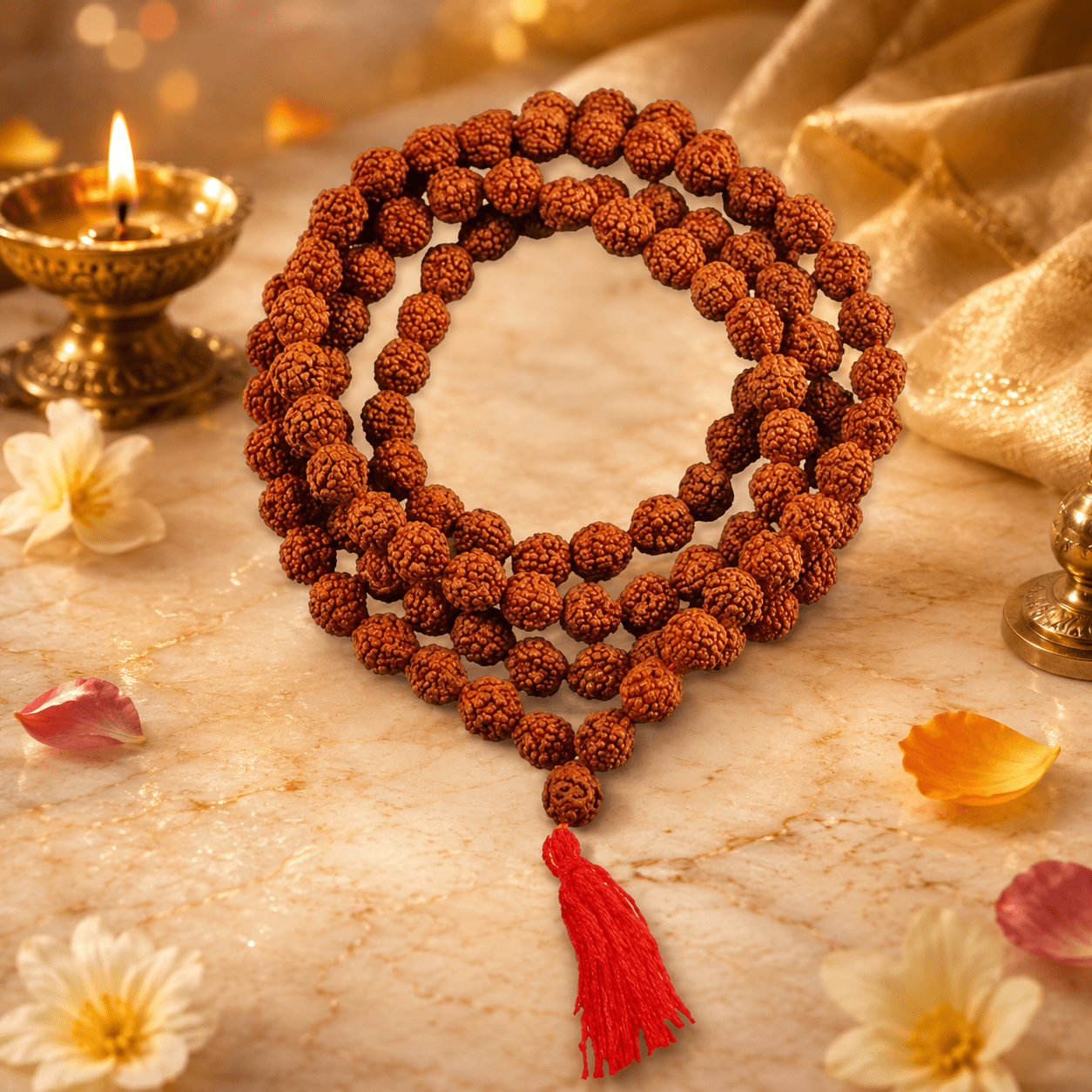 5 Mukhi Mala 108 Beads