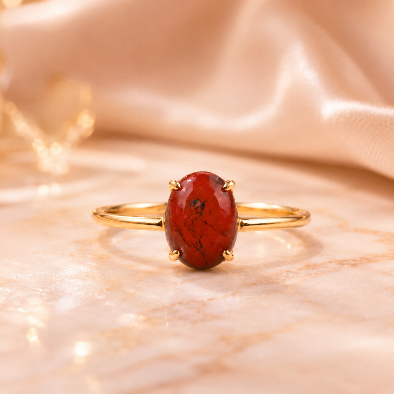 Red Jasper Ring