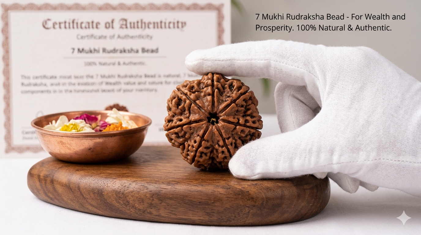 7 Mukhi Bead