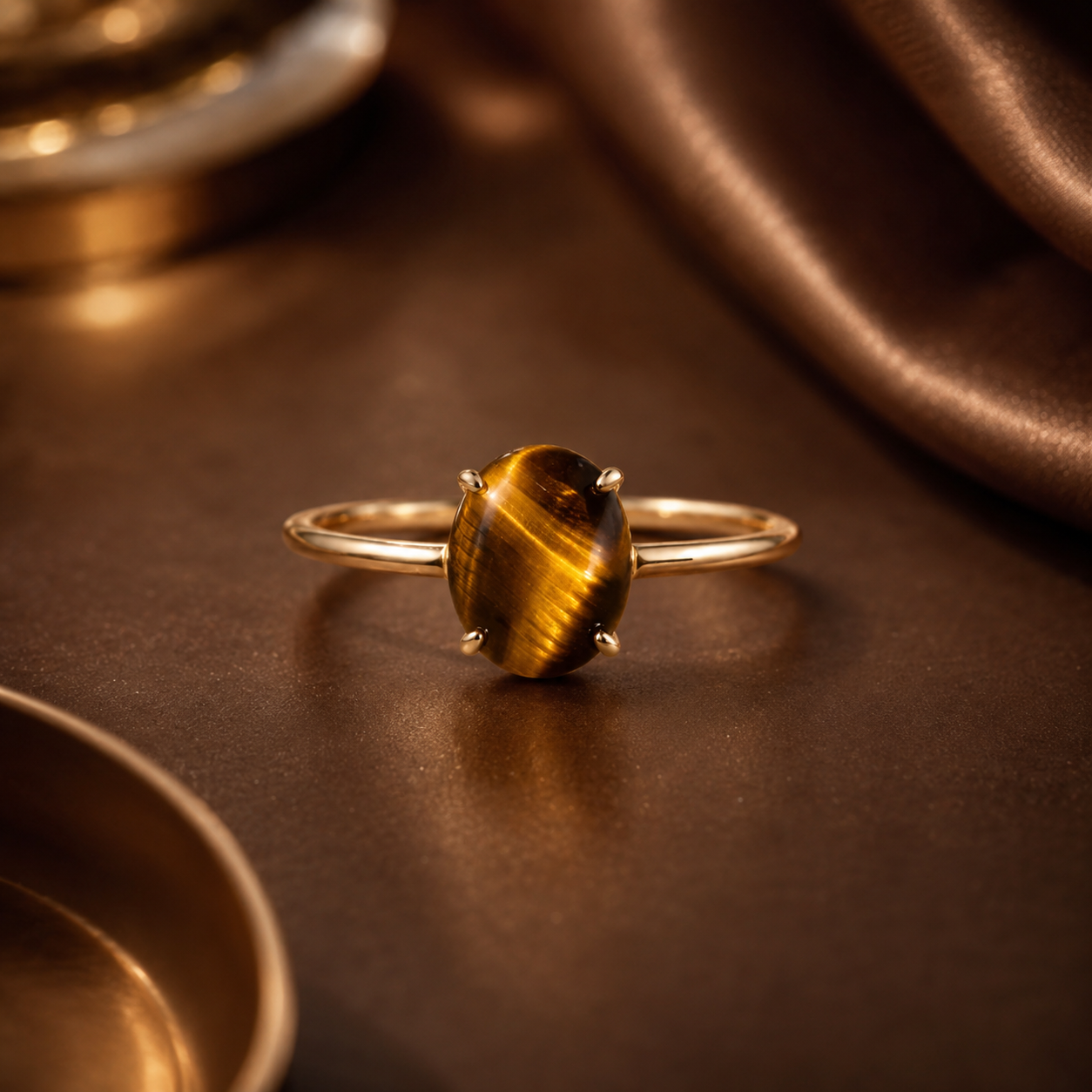 Tiger Eye Ring