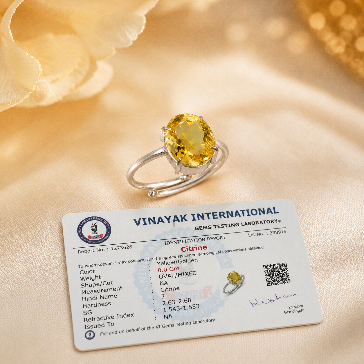 Citrine Ring