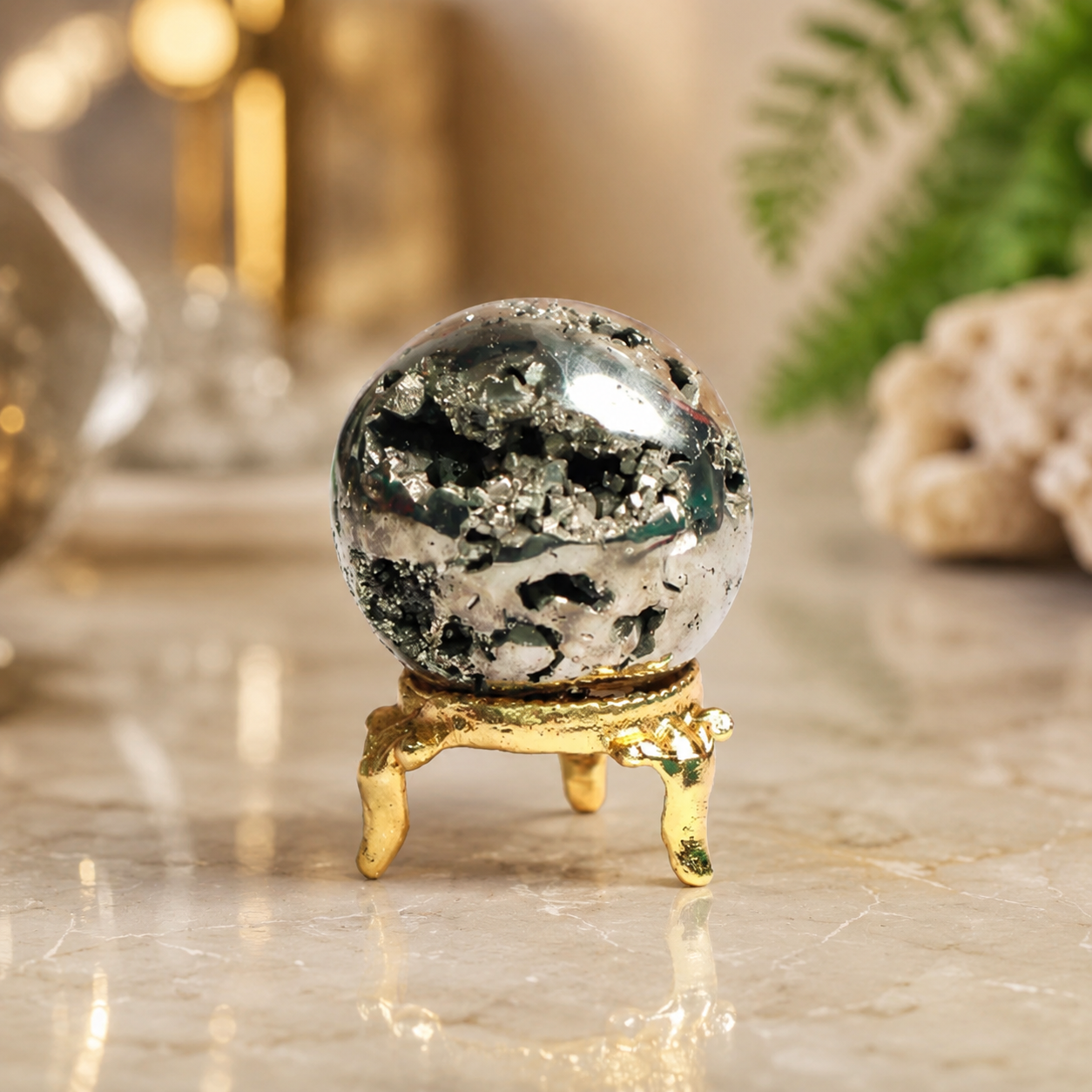 Pyrite Crystals Balls