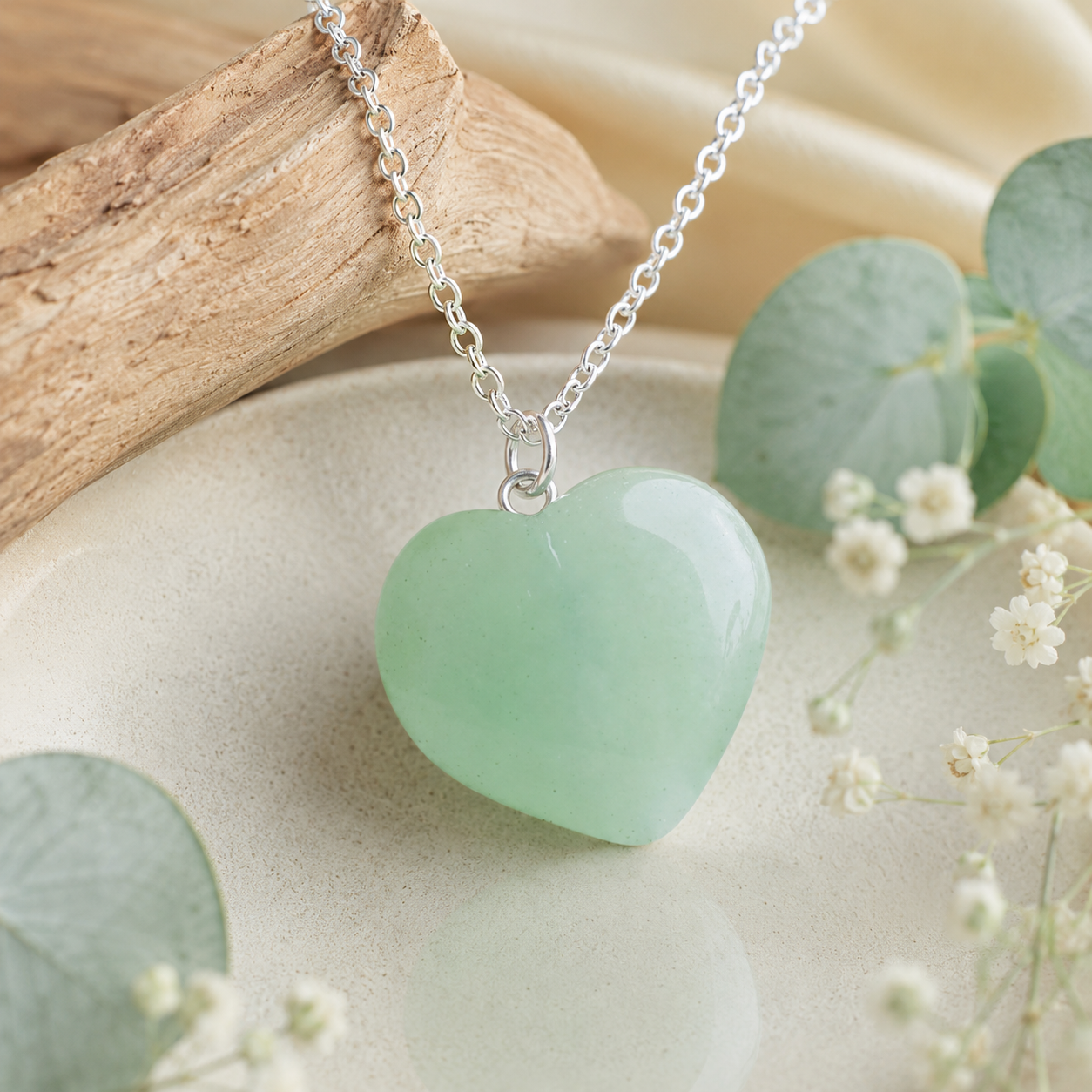 Green Aventurine Crystal Pendants
