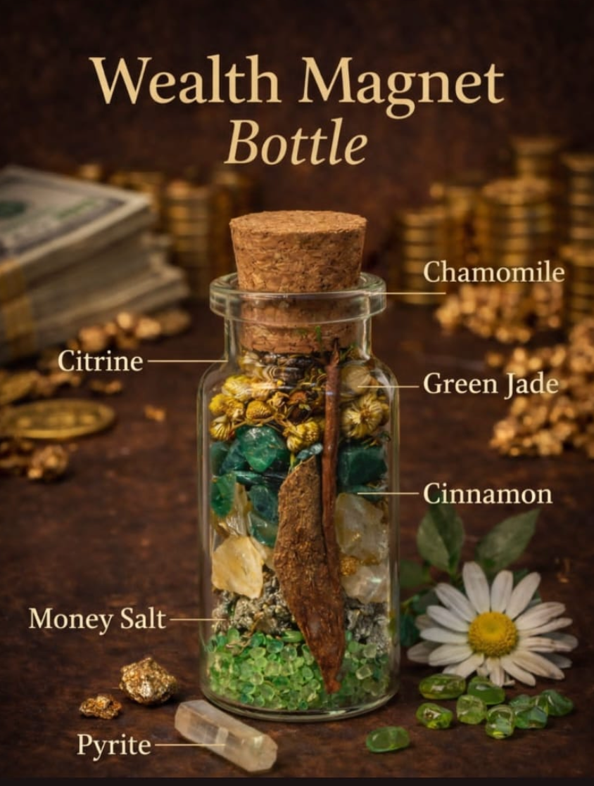 Manifestion For Money Bottle