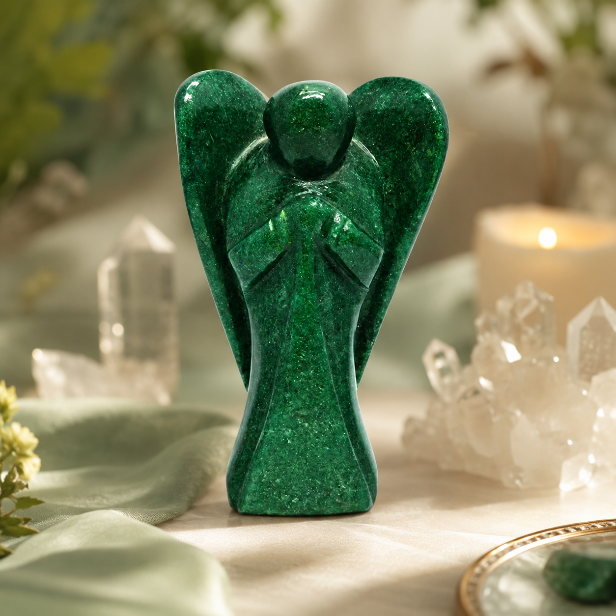 Green Aventurine Angel