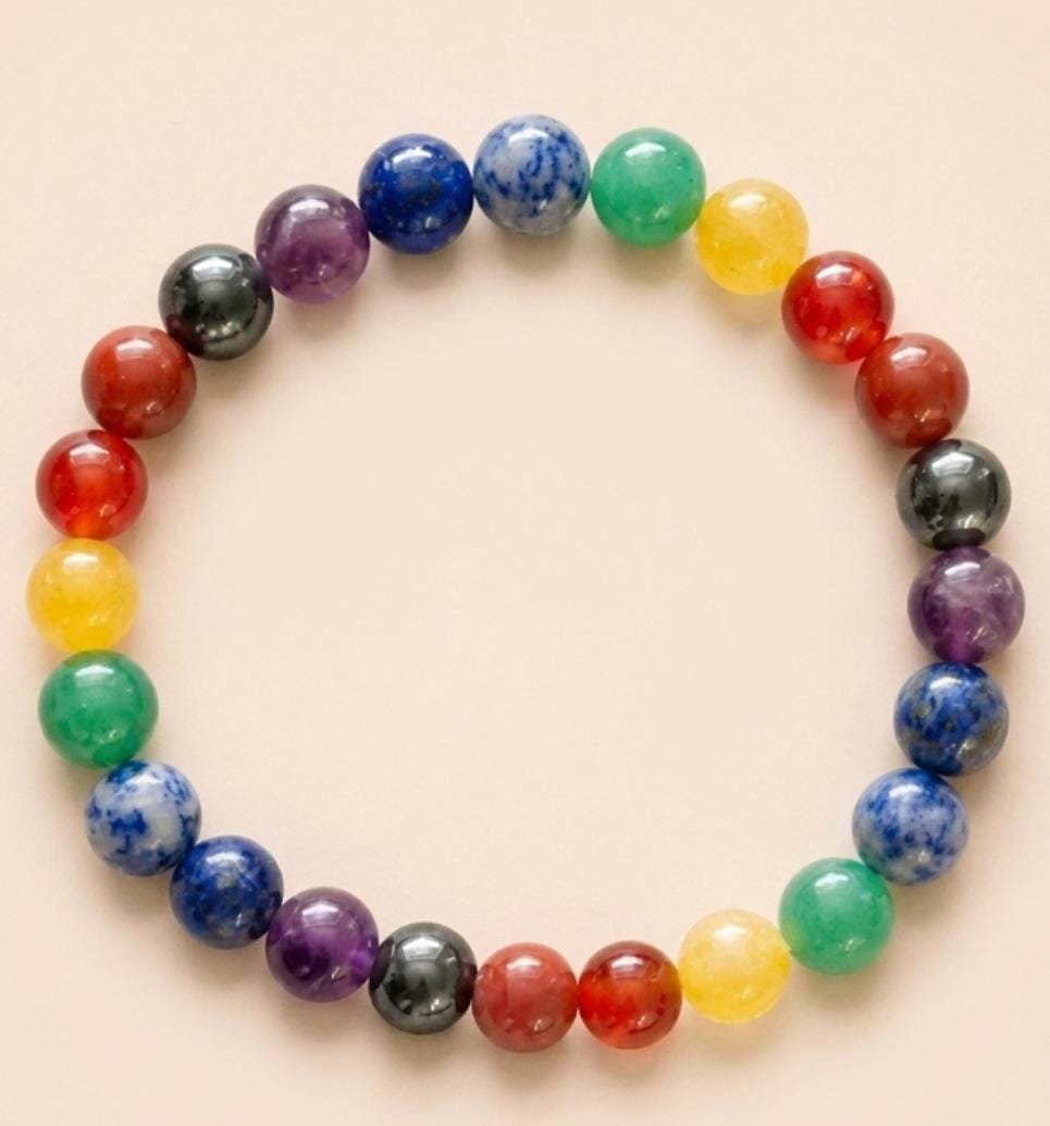 Bracelet Beads 8 MM Seven Chkara