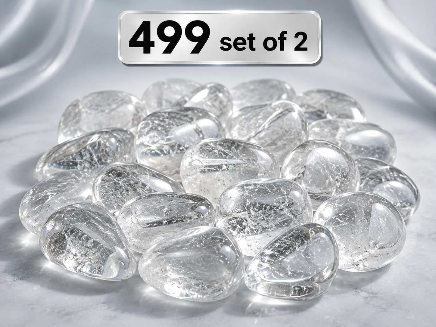 Clear Quartz Tumbles