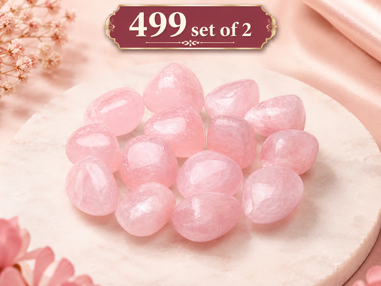 Rose Quartz Tumbles