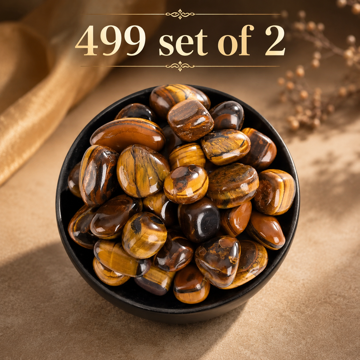 Tiger Eye Tumbles