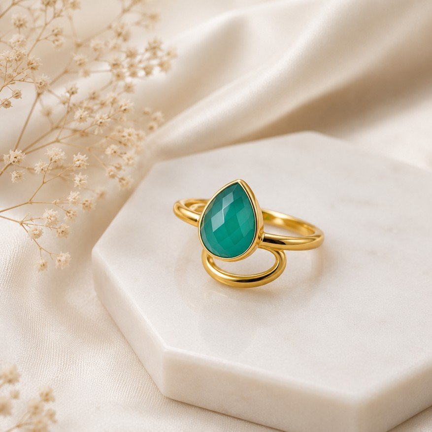 Green Aventurine Ring